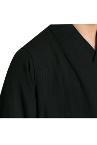 Chinese Style Men's clothes, civilian clothes, linen Han clothes, men's ancient clothes, Zen clothes, robes, Taoist robes, Chinese style long shirts, Kung Fu shirts, drama clothes SKF002 detail view-10
